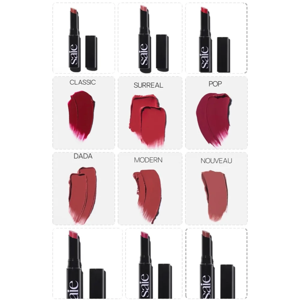 SAIE Lip Blur Matte Blurring Lipstick (Various)